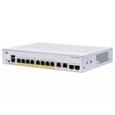 obrázek produktu Cisco Business 250 Series CBS250-8P-E-2G - Přepínač - L3 - inteligentní - 8 x 10/100/1000 (PoE+) + 2 x kombinovaný Gigabit Ethernet/Gig