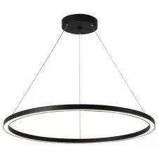 obrázek produktu IMMAX NEO FINO SMART závěsné svítidlo 1 kruh, 80cm, 60W, černé, Zigbee 3.0, TUYA