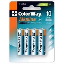 obrázek produktu Colorway alkalická baterie AA/ 1.5V/ 4ks v balení/ Blister