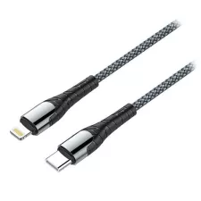 obrázek produktu Colorway Datový Kabel USB-C/ Apple Lightning/ 3A/ Fast Charging / 1m/ Šedivý