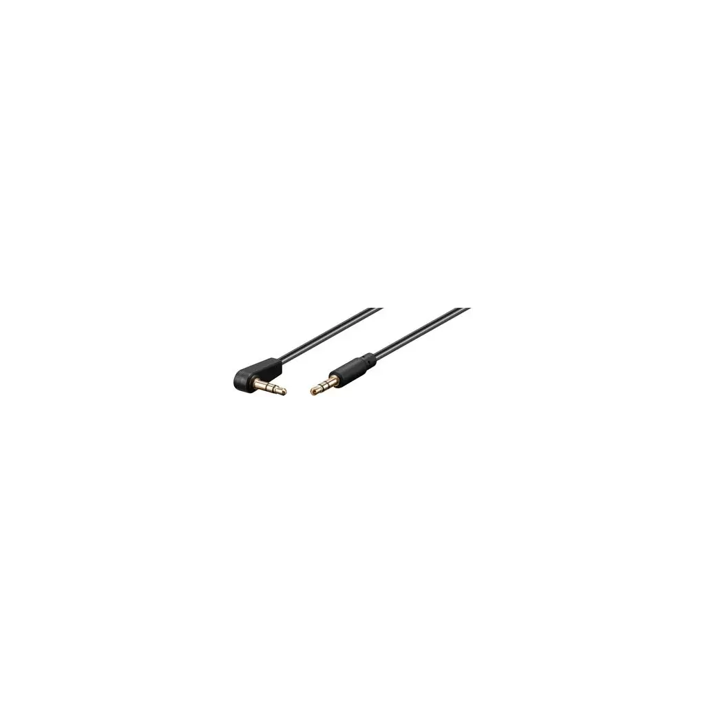 Obrázek produktu PremiumCord Kabel Jack 3.5mm - 3,5mm konektor 90°