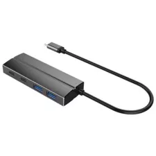 obrázek produktu PremiumCord 10G SuperSpeed Hub USB-C na 2 x USB 3.2 A + 2 x USB 3.2 C Aluminum