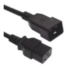 obrázek produktu PremiumCord Kabel síťový prodlužovací  230V 16A 1,5m, konektory IEC 320 C19 - IEC 320 C20