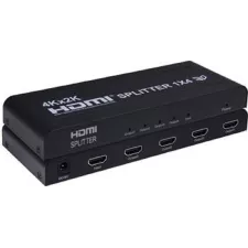 obrázek produktu PremiumCord HDMI splitter 1-4 porty, kovové pouzdro, 4K, FULL HD, 3D