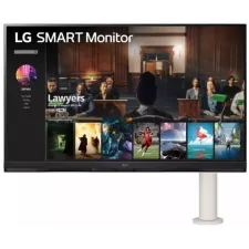 obrázek produktu LG monitor 32SQ780S-W / VA / 31,5\" / 4K 3840x2160 / 16:9 / 250cdm / 5ms / HDMI / USB-C//repro 5Wx2 /pivot/ výškově nast.