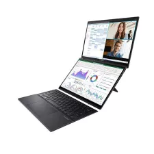 obrázek produktu ASUS Zenbook Duo 14 OLED - Intel Ultra 9 185H/32GB/2TB SSD/14"/2,8K/OLED/Touch/120Hz/2y PUR/Win 11 Pro/šedá