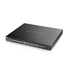 obrázek produktu Zyxel XS3800-28, 28-port 10GbE L2+ Switch, MultiGig, 12x 10G Copper, 8x 10G dual pers., 8x 10G SFP+. Dual PSU