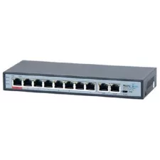 obrázek produktu MaxLink PoE switch PSBT-10-8P-250, 10x LAN/8x PoE 250m, 802.3af/at/bt
