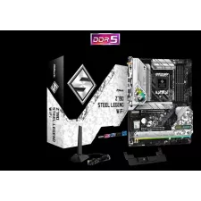 obrázek produktu ASRock MB Sc LGA1700 Z790 STEEL LEGEND WIFI, Intel Z790, 4xDDR5, 1xDP, 1xHDMI, WI-FI