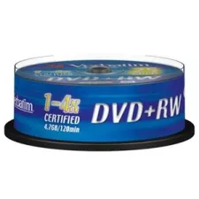 obrázek produktu VERBATIM DVD+RW(25-Pack)Spindle/4x/DLP/4.7GB