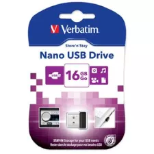 obrázek produktu VERBATIM Store \'n\' Stay NANO 16GB USB 2.0 černá