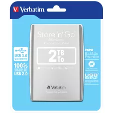 obrázek produktu VERBATIM Store´n´ Go 2,5\" 2TB USB 3.0 stříbrný