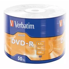 obrázek produktu VERBATIM DVD-R DataLife 4,7GB, 16x, wrap 50 ks
