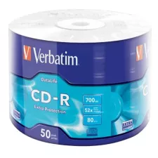 obrázek produktu VERBATIM CD-R DataLife 700MB, 52x, wrap 50 ks