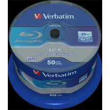 obrázek produktu VERBATIM BD-R SL DataLife 25GB, 6x, spindle 50 ks