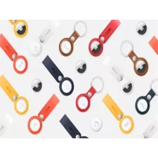 obrázek produktu Apple AirTag Leather Loop - kožené poutko červené