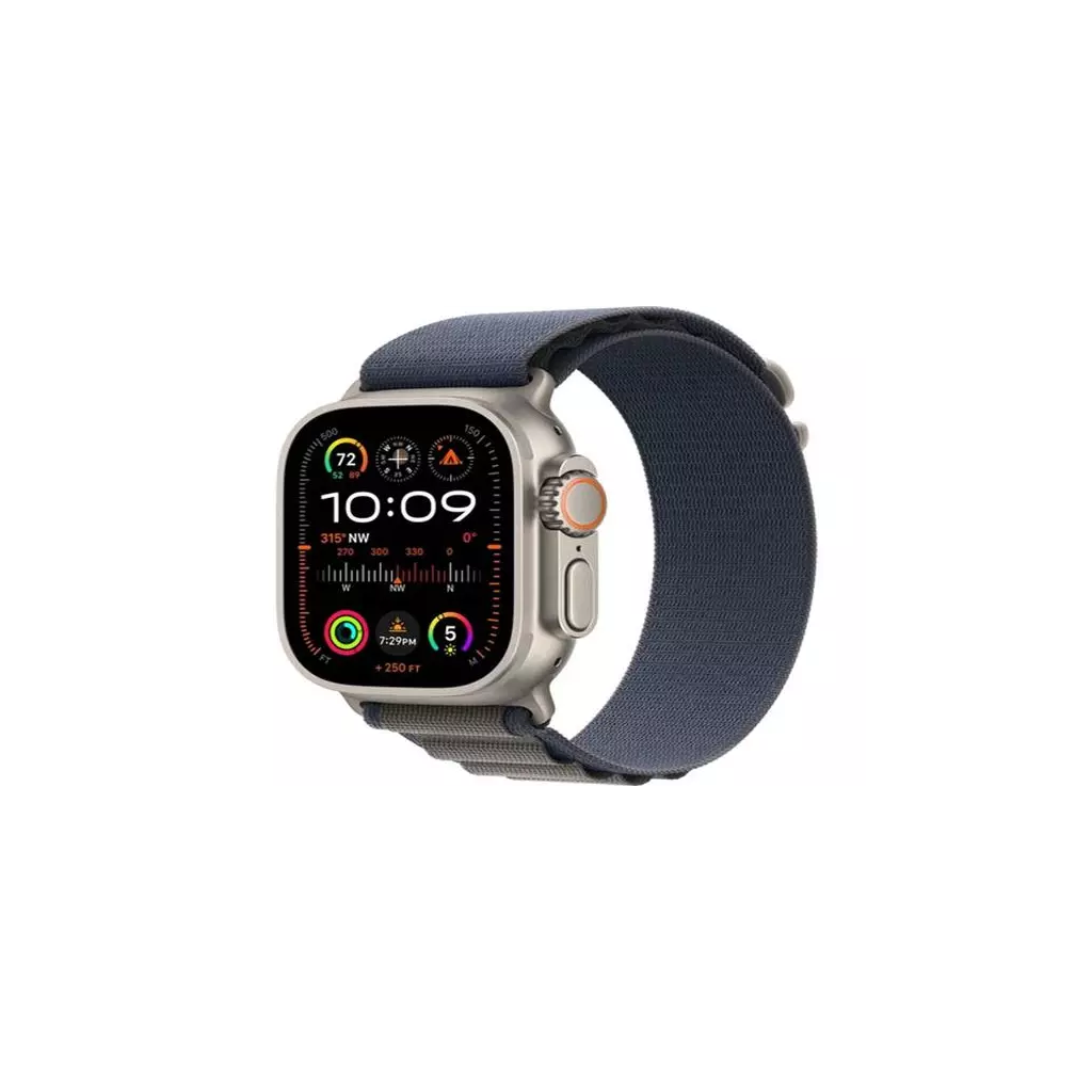 Obrázek produktu Apple Watch Ultra 2 49mm titanová s modrým alpským tahem L