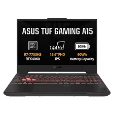 obrázek produktu ASUS NTB TUF Gaming A15 (FA507NV-LP061W), R7-7735HS, 15,6\" 1920 x 1080,16GB, 1TB SSD,NVIDIA RTX4060,W11H,Gray