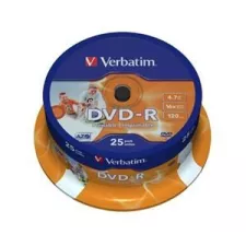 obrázek produktu VERBATIM DVD-R AZO 4,7GB, 16x, printable, spindle 25 ks
