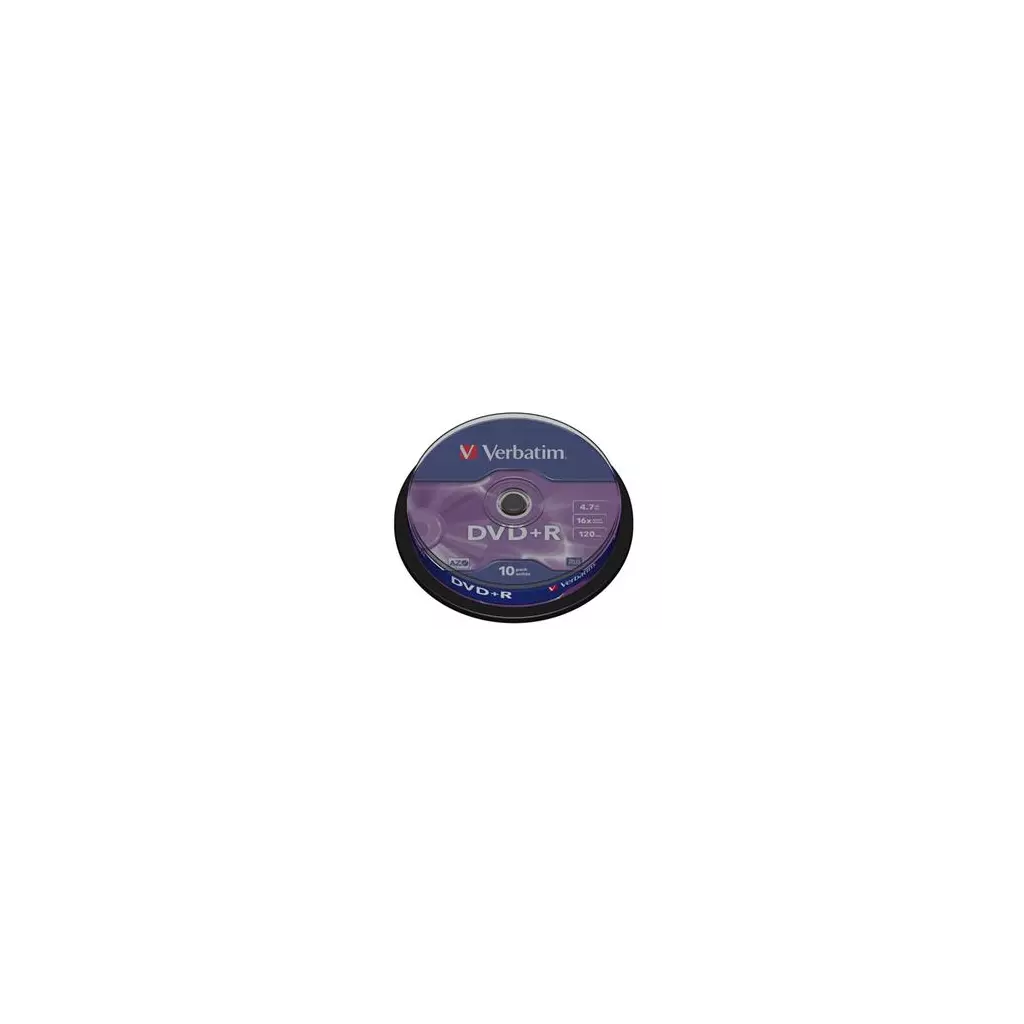 Obrázek produktu Verbatim DVD+R 16x, 4,7GB, 10 ks (Spindl)