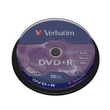 obrázek produktu VERBATIM DVD+R AZO 4,7GB, 16x, spindle 10 ks