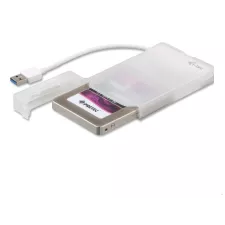 obrázek produktu i-Tec MySafe Easy externí case pro 2,5\" SATA I/II/III SSD, USB3.0, White - bez HDD