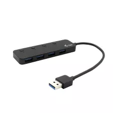 obrázek produktu i-tec USB 3.0 Metal HUB 4 Port with individual On/Off Switches