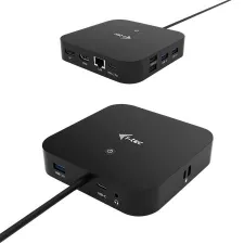 obrázek produktu i-tec dokovací stanice/ 2x USB-C/ HDMI/ DP/ 3x USB 3.0/ 2x USB 2.0/ LAN/ Power Delivery 100W