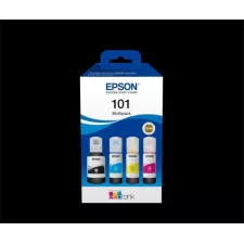 obrázek produktu Epson 101 Multipack - 4-balení - černá, žlutá, azurová, purpurová - originální - inkoustový zásobník - pro Epson L4260, L4266, L