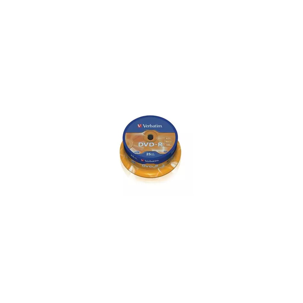 Obrázek produktu VERBATIM DVD-R 4,7GB/ 16x/ 25pack/ spindle