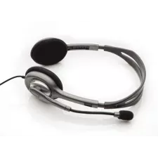obrázek produktu Logitech Headset Stereo H110/ drátová sluchátka + mikrofon/ 3,5 mm jack/ šedá