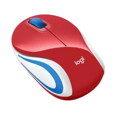 obrázek produktu Logitech myš Wireless Mini Mouse M187, optická, 2 tlačítka, červená,1000dpi