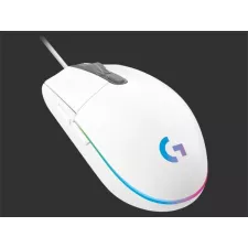 obrázek produktu Logitech Gaming Mouse G203 LIGHTSYNC - Myš - optický - 6 tlačítka - kabelové - USB - bílá