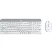 obrázek produktu Logitech Slim Wireless Keyboard and Mouse Combo MK470 - OFFWHITE - US INT\'L - INTNL
