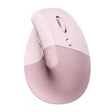 obrázek produktu Logitech Lift Vertical Ergonomic Mouse - Dark Rose   Vertikální myš, optická, 6 tlačítek, bezdrátová, Bluetooth
