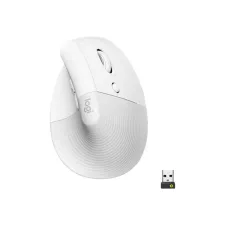 obrázek produktu Logitech Lift Vertical Ergonomic Mouse - White   Vertikální myš, optická, 6 tlačítek, bezdrátová, Bluetooth