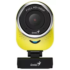 obrázek produktu Genius Full HD Webkamera QCam 6000, 1920x1080, USB 2.0, žlutá, Windows 7 a vyšší, FULL HD, 30 FPS