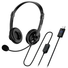 obrázek produktu GENIUS sluchátka HS-230U/ USB/ černá