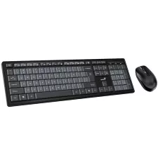 obrázek produktu Genius Smart KM-8200, sada klávesnice s bezdrátovou optickou myší, CZ/SK, klasická, černo-šedá