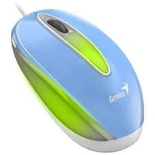 obrázek produktu Genius DX-Mini / Myš, drátová, optická, 1000DPI, 3 tlačítka, USB, RGB LED, modrá