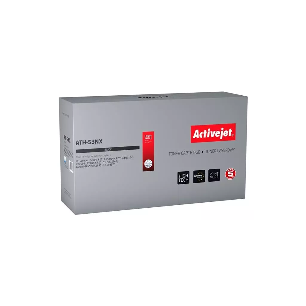 Obrázek produktu ActiveJet toner HP 7553X LJ P2015 new, 7900 str. AT-53NX