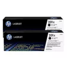 obrázek produktu HP 201X tisková kazeta černá velká,CF400XD -2 pack