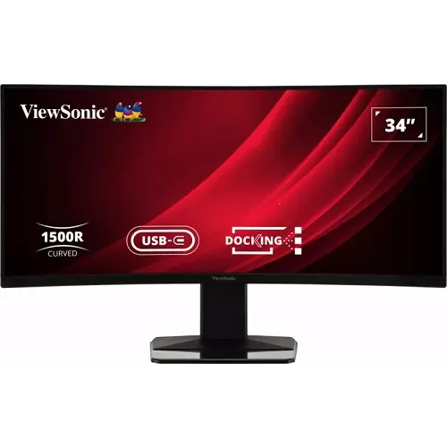obrázek produktu Viewsonic VG3419C 34" Curved Panel VA UWQHD/3440x1440/4000:1/3,5ms/HDMI/DP/USB-C/USB-A,B/LAN/VESA/Repro