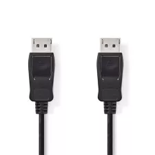 obrázek produktu Displayport kabel | DisplayPort Zástrčka | DisplayPort Zástrčka | 4K@60Hz | Poniklované | 2.00 m | Kulatý | PVC | Černá | Box