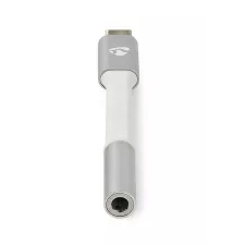 obrázek produktu NEDIS PROFIGOLD USB-C/USB 2.0 adaptér/ USB-C zástrčka - 3,5 jack mm zásuvka/ nylon/ stříbrný/ BOX/ 8cm