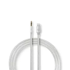 obrázek produktu Adaptér Lightning | Apple Lightning 8pinový | 3,5 mm Zástrčka | Pozlacené | 1.00 m | Kulatý | Nylon