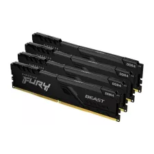 obrázek produktu Kingston FURY Beast - DDR4 - sada - 64 GB: 4 x 16 GB - DIMM 288-pin - 3600 MHz / PC4-28800 - CL18 - 1.35 V - bez vyrovnávací paměti - bez