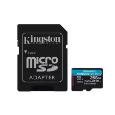 obrázek produktu Kingston paměťová karta 256GB microSDXC Canvas Go Plus 170R A2 U3 V30 Card + ADP