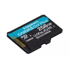 obrázek produktu KINGSTON 256GB microSDXC Canvas Go! PLus 170R/100W U3 UHS-I V30 Card bez adapteru