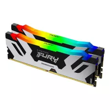 obrázek produktu Kingston FURY Renegade RGB - DDR5 - sada - 32 GB: 2 x 16 GB - DIMM 288-pin - 6000 MHz / PC5-48000 - CL32 - 1.35 V - bez vyrovnávací pamět